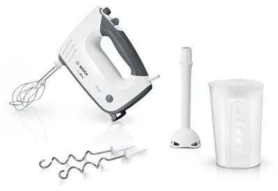 Productafbeelding van Bosch MFQ37470 Handmixer, 750 W, zwart/wit
