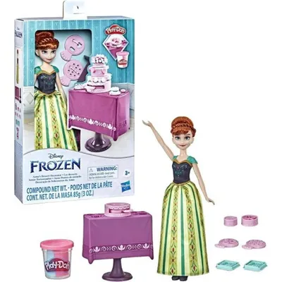 Image de Hasbro Ice Kingdom poupée 28 cm Anna avec set Play Doh