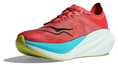 Produktbild von Hoka Mach X2 W Laufschuh für Damen, Grapefruit / Electric Coral, Größe 7.5