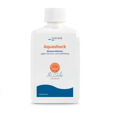 Produktbild von Stricker Chemie Aquaschock 250ml - entkeimt Wasserbetten