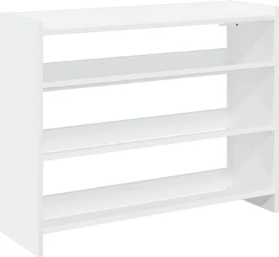 Produktbild von vidaXL Schuhregal Weiß 80x25x62 cm Holzwerkstoff