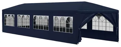 Image de Vidaxl Tente de réception 3x12 m blau