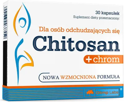 Productafbeelding van OLIMP CHITOSAN + CHROOM - Afslanksupplement - 30 capsules