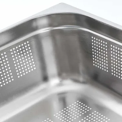 Produktbild von GSP Professional GN-Behälter 1/2 (100mm) gelocht / perforiert Edelstahl Gastronomiebehälter Gastronormbehälter