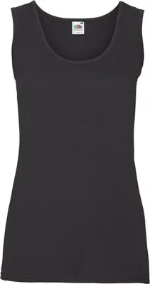 Obrázek produktu pro Fruit of the Loom – dámské tričko „Valueweight“ FK2094 (XXL) (černé)