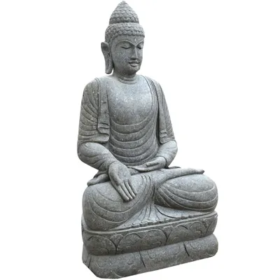 Produktbild von Buddha Figur Puri mit Bhumisparsha Geste 60 x 80 x 150 cm