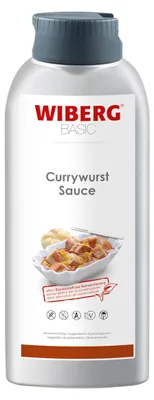 Produktbild von Wiberg Currywurst Sauce ohne Konservierungsstoffe fruchtig süß 740g