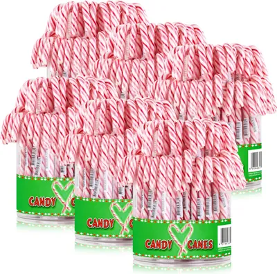 Image de Candy bâtons rouge-blanc 72x14g dans la boîte de sucre-barres (6 pièces)