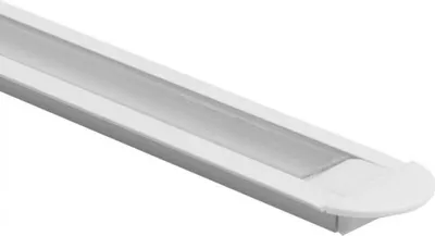 Obrázok produktu pre Hliníkový profil pre LED pásy Biely zapustený 2 m s priehľadným difúzorom a koncovkami Ecolight