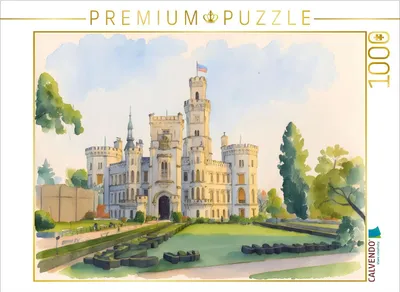 Produktbild von CALVENDO Puzzle Schloss Frauenberg | 1000 Teile Lege-Größe 64x48cm Foto-Puzzle für glückliche Stunden