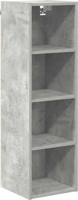 Obrázek produktu pro vidaXL Nástěnná skříň, betonová šedá, 30 x 29,5 x 100 cm, materiál: dřevovláknitá deska