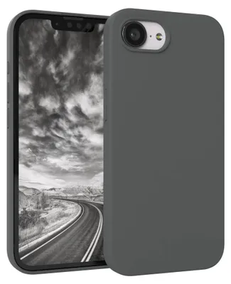 Produktbild von EAZY CASE Silikonhülle für Apple iPhone 17e, Silikon Backcover Schutz in Grau