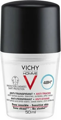 Immagine prodotto di Deodorante Roll-On Vichy Homme Antitraspirante 48 ore 50 ml