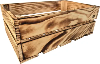 Produktbild von Geflammt Holzkisten 25 x 40 x 30 cm massive Weinkisten in vielen Farben zur Auswahl Holz Kisten Obstkisten Apfelkisten, holzregal.