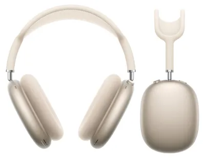 Productafbeelding van Apple AirPods Max, Draadloos, Gesprekken/muziek, 386,2 g, Koptelefoon met microfoon, Beige