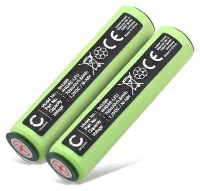 Immagine prodotto di CELLONIC 2x Batteria per Rasoi & Tagliacapelli Compatibile con Braun Series 1 - 190, Series 1 - 190S, MGK7221, 4HGAE-LFU – (700mAh , 1.2V)