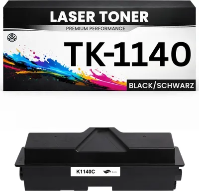 Produktbild von XL Toner TK-1140 für Kyocera Schwarz TK1140 hochwertige Alternative für Kyocera DP-1135MFP, FS-1135MFP, FS-1035MFP, Kyocera ECOSYS M2035dn, M2535dn