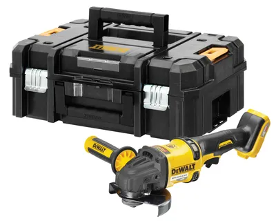 Immagine prodotto di DEWALT DCG418NT-XJ, levigatrice a nastro, nero, giallo, 9000 giri/min, 12,5 cm, 1,5 m/s², 6,1 m/s²