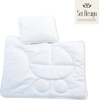 Produktbild von Sei Design  Kinderwagen SET | Kopfkissen 30x40 + Bettdecke 60x80