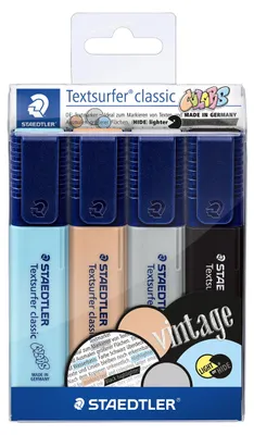 Immagine prodotto di STAEDTLER® 364 CWP4 Evidenziatore Textsurfer, confezione da 4 pezzi