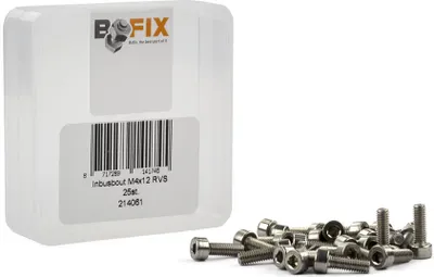 Image de Bofix Box A 25 Boulons Allen M4x12 RVs