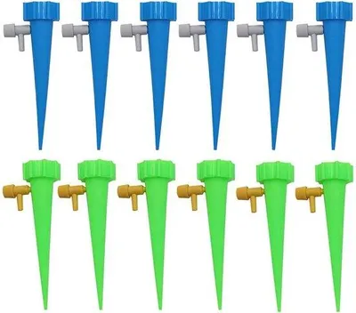 Image de Pistolet d'arrosage automatique - Lot de 12 pièces - Réglable et à utilisation autonome.