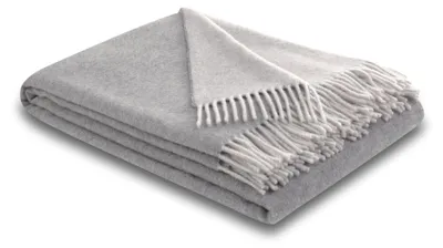 Produktbild von Biederlack Kaschmirplaid Farbe silver-stone Größe 150 x 200