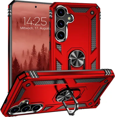 Produktbild von Armor Outdoor Handyhülle für Samsung Galaxy S24 Handy Panzer Case Cover Schutzhülle Farbe: Rot