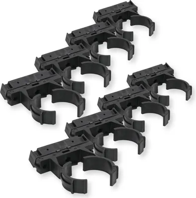 Produktbild von PVC Fitting Rohr-Clips Rohrklemme Type "B" für PVC Rohr und PVC Schlauch Ø 47 - 51 mm 8er-Set