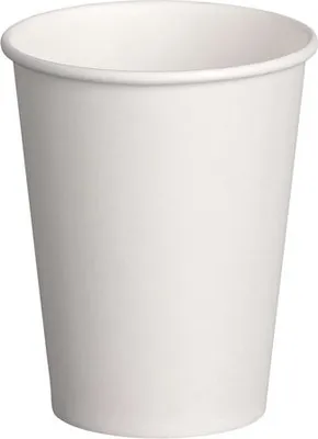 Produktbild von 100x Heiß- und Kaltgetränkebecher weiß Pappe beschichtet 200 ml (max 270ml)