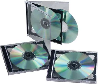 Immagine prodotto di Fellowes 98307 Custodia per CD/DVD - Custodia per CDPlastica - Nero - 2 CD/DVD