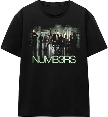 Produktbild von Numb3rs - T-Shirt für Herren/Damen Uni TV15862 (L) (Schwarz)