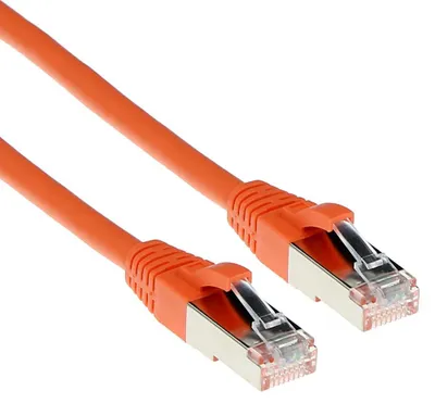 Image de ACT FB7151, 1.5 m, Cat6a, S/FTP (S-STP), RJ-45, Orange