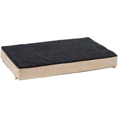 Produktbild von Kerbl Memory-Schaum Hundematratze 100 x 60 cm Beige und Grau 80327