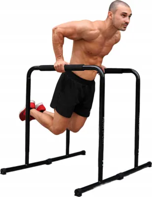 Immagine prodotto di Barra di immersione Fitness Parallettes Stazione di immersione Push Up Stand Bar Bar di immersione Dip Stand Calisthenics Training Equipment