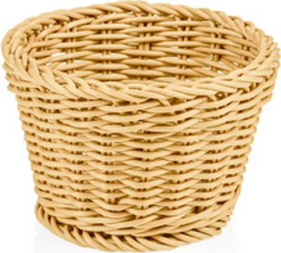 Produktbild von Tischkorb Korb hellbeige Gastro rund ø 13 cm, Polypropylen