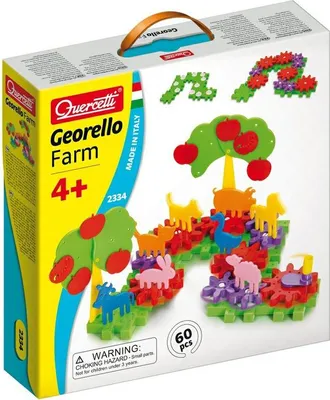 Produktbild von Quercetti Georello Tandwielenset Boerderij, 60dlg.