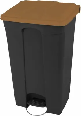 Kompostbehälter 90 Liter Volumen mit Pedal zum Öffnen