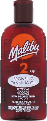 Immagine prodotto di Malibu -olio abbronzante -olio abbronzante SPF2 200 ml