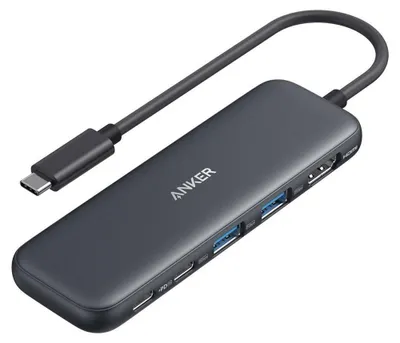 Produktbild von Anker USB-C Hub (5-in-1) 1 x 4K HDMI 2 x USB-A 1 x USB-C 1 x USB-C PD 100W