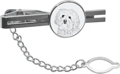 Productafbeelding van Bolognezer speld voor stropdas met hond Art-Dog