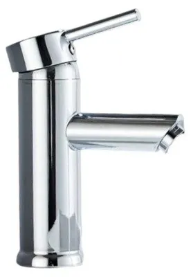 Produktbild von Waschtischarmatur modern Messing verchromt