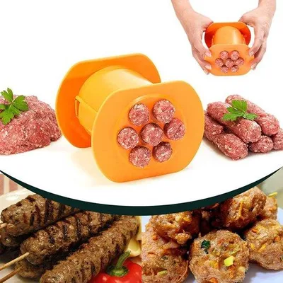 Obrázok produktu pre Grilovací prístroj so siedmimi otvormi, ideálny na prípravu párkov, domácich klobás a hamburgerov.