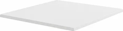 Immagine prodotto di Piano quadrato laminato 60 x 60 cm bianco - Oviala Haussmann