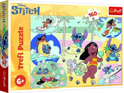 Zdjęcie produktu dla Trefl TREFL DISNEY STITCH puzzle Lilo &amp; Stitch 160 pcs