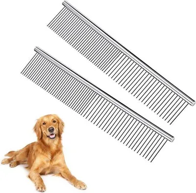 Produktbild von Robustes Tierpflege-Set aus Edelstahl 3-teilig