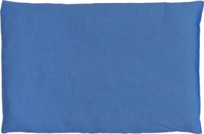 Produktbild von Aromakissen erwärmbar in Mikrowelle oder Backofen, 30 x 20 cm, hellblau - Wärmekissen mit Leinsamen + Lavendel