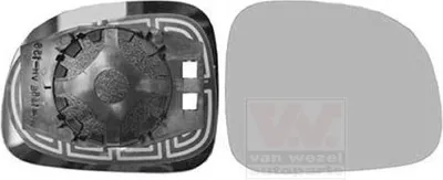 Produktbild von VAN WEZEL Spiegelglas Außenspiegel Rechts für FIAT PANDA (169) Konvex Unbeheizt 1711832