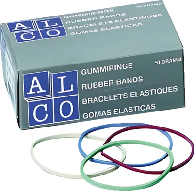 Produktbild von Alco Gummiring Naturkautschuk Ø sortiert mm sortiert 15 g