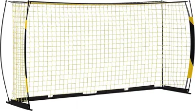 Produktbild von Pop-Up Fußballtor Set mit Zubehör - Tragbares Fußball Trainingsnetz für Garten & Outdoor - 2 Tore mit Bällen, Hütchen & Tragetasche